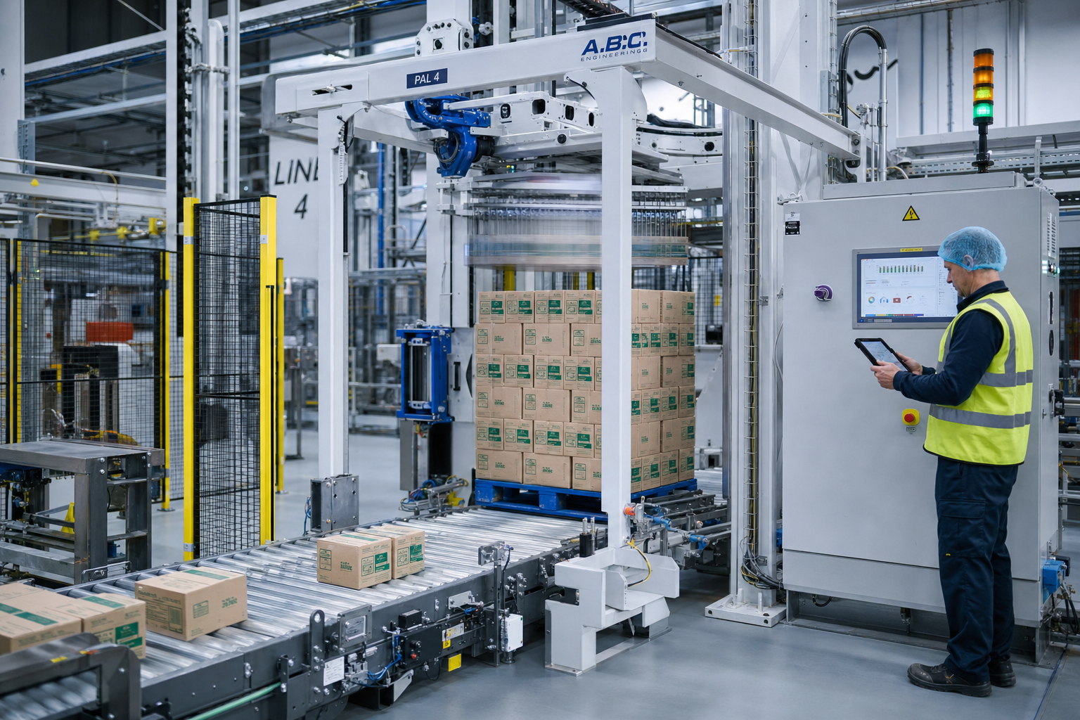 Palletiseermachine capaciteit bepalen