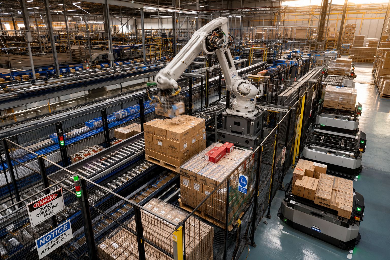 Automatiseringsgraad palletiseermachine