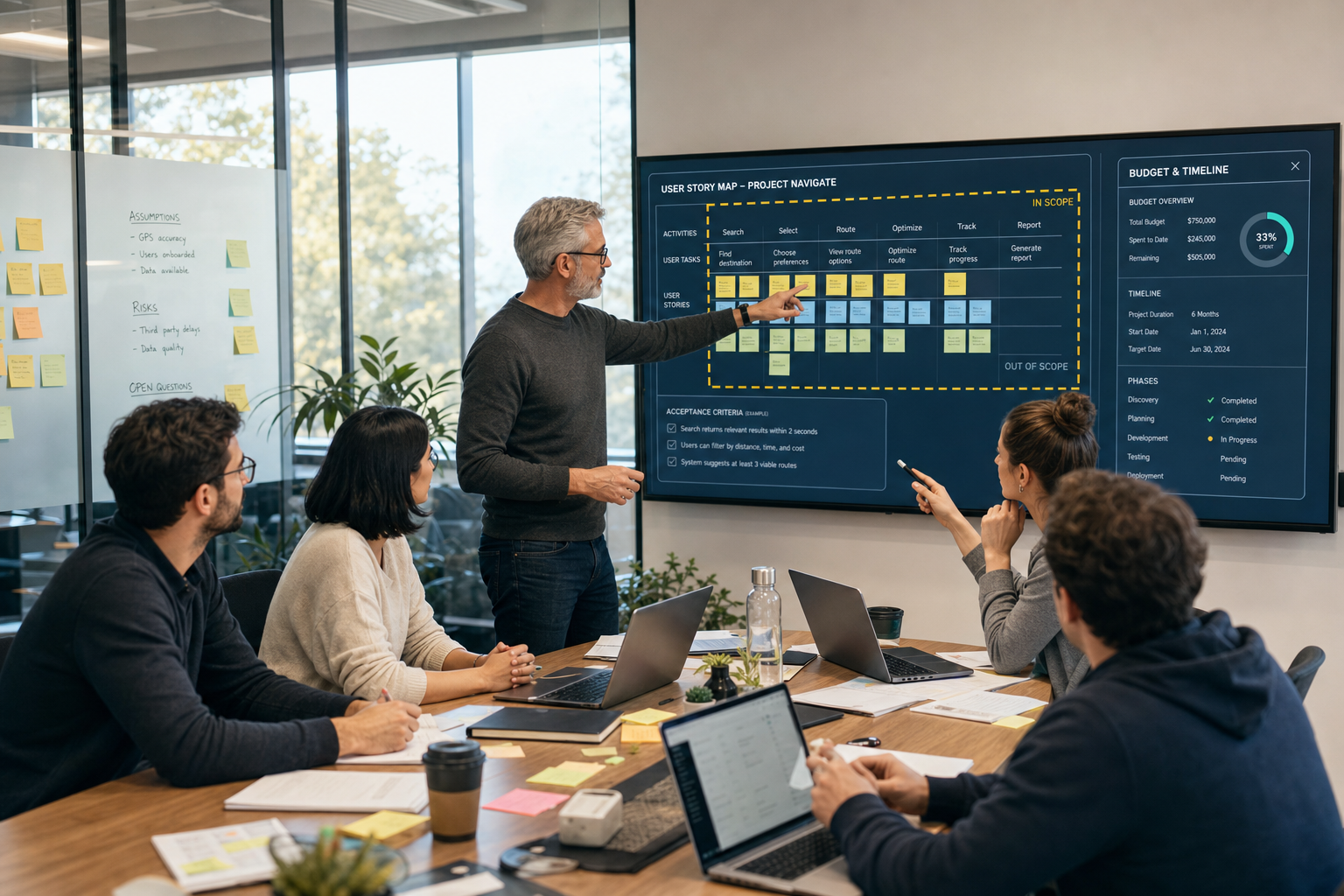 Requirements en scopebeheer in software development project