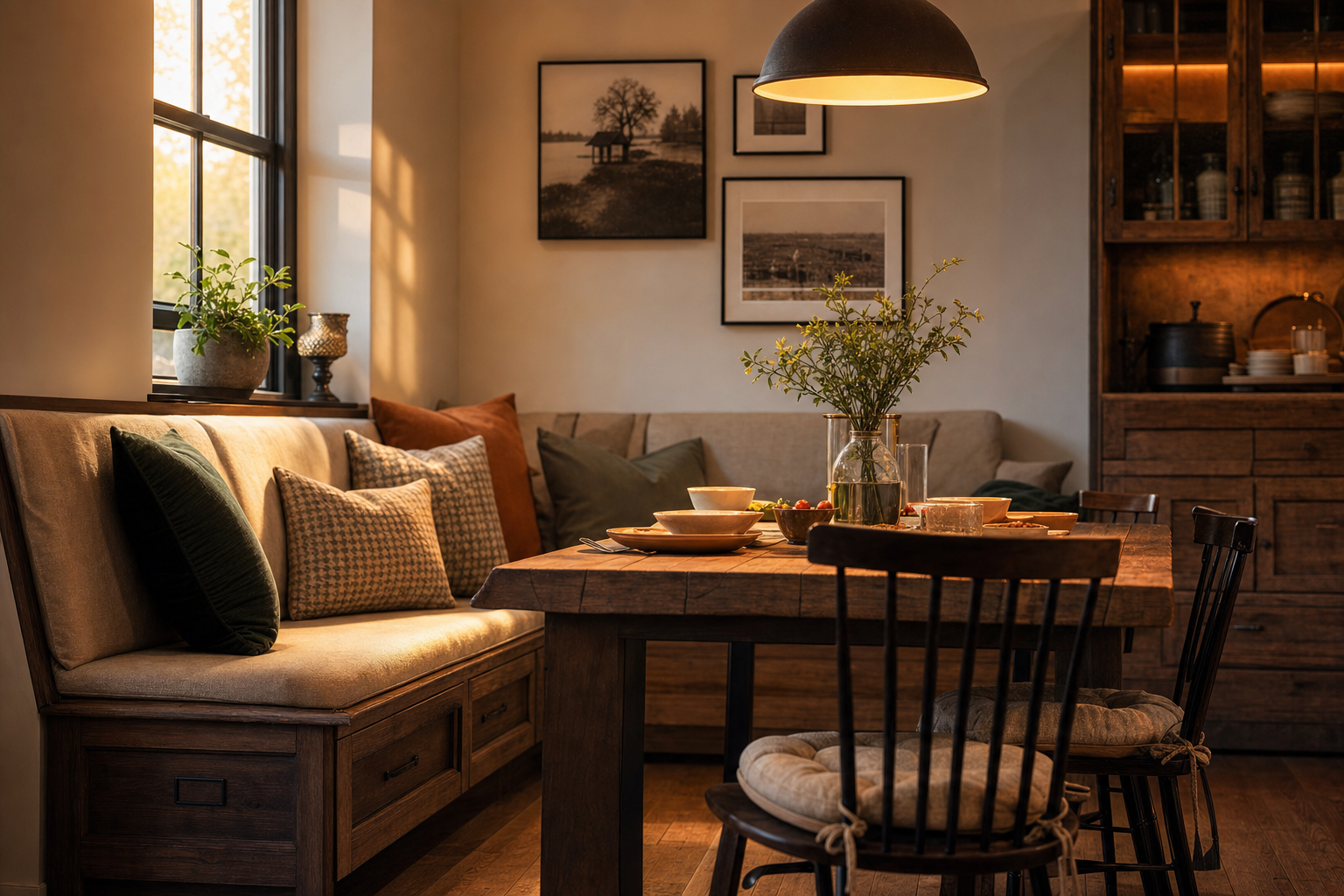 Eetkamer zitcomfort en ruimteplanning